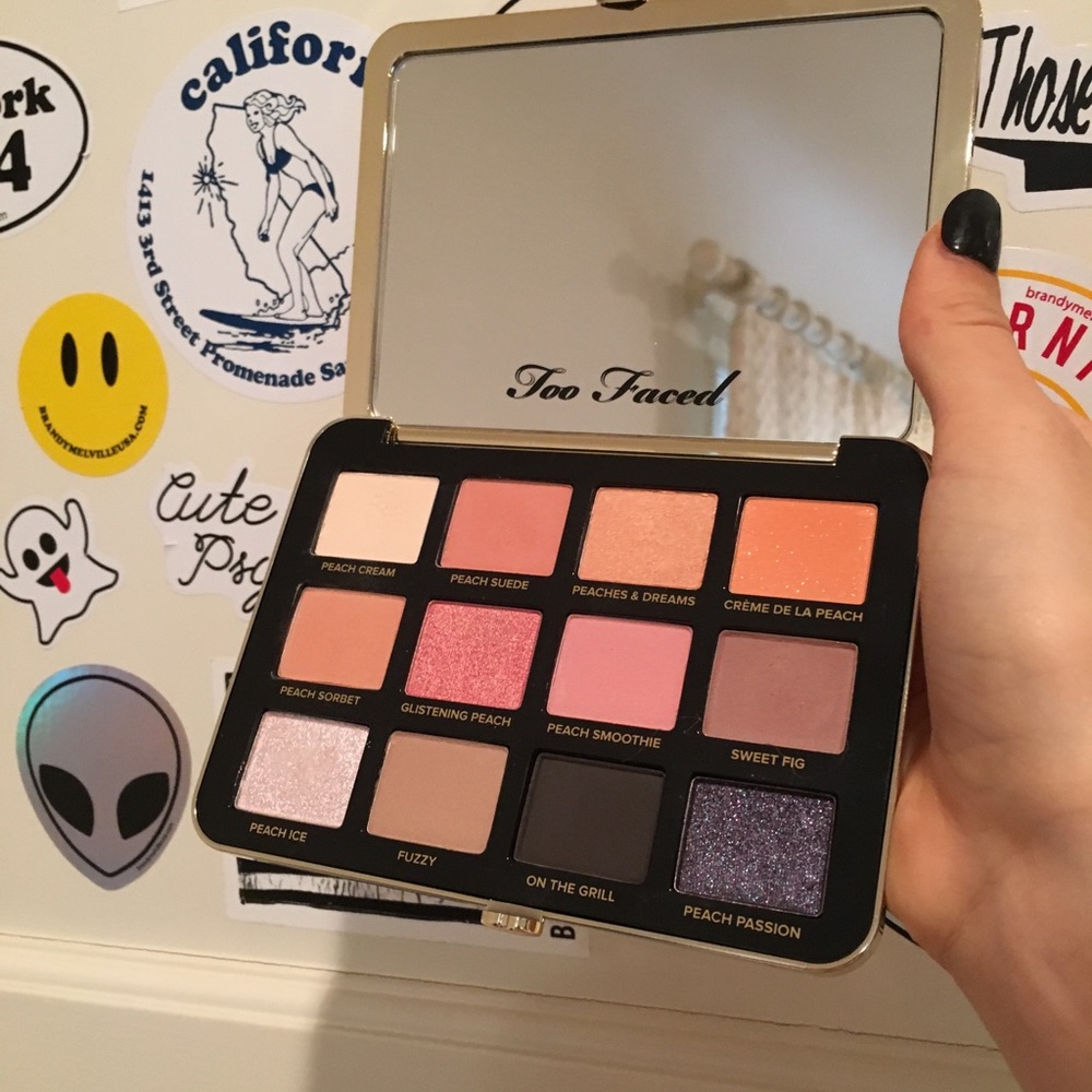 too faced white peach UNUSED palette